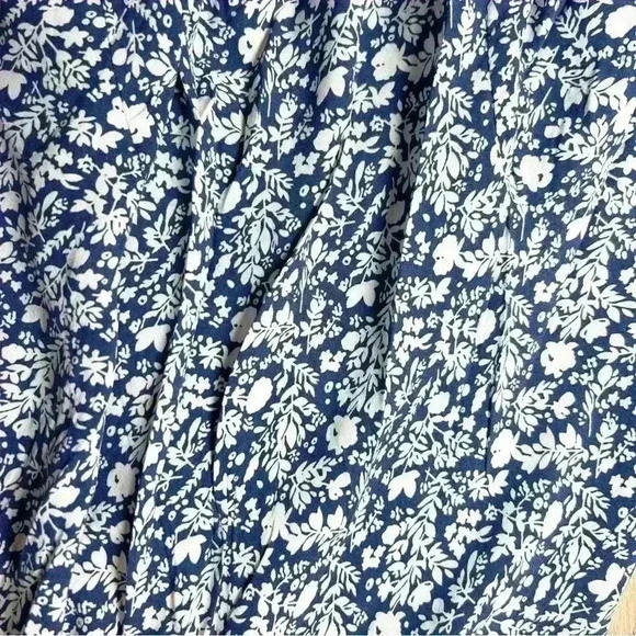 Pinch Women’s Blue and White Floral Printed Flounce Mini Skirt Size Small - Picture 7 of 10